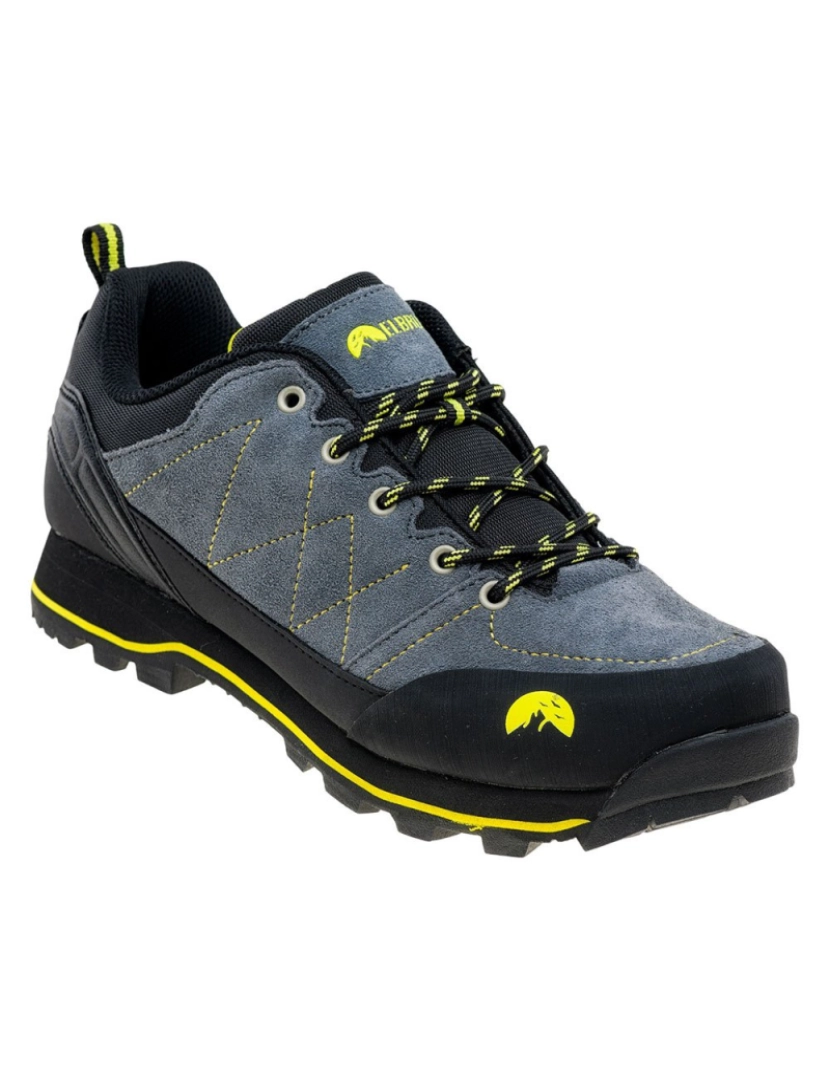 imagem de Elbrus Mens Tilbur Couro Caminhadas Sapatos1