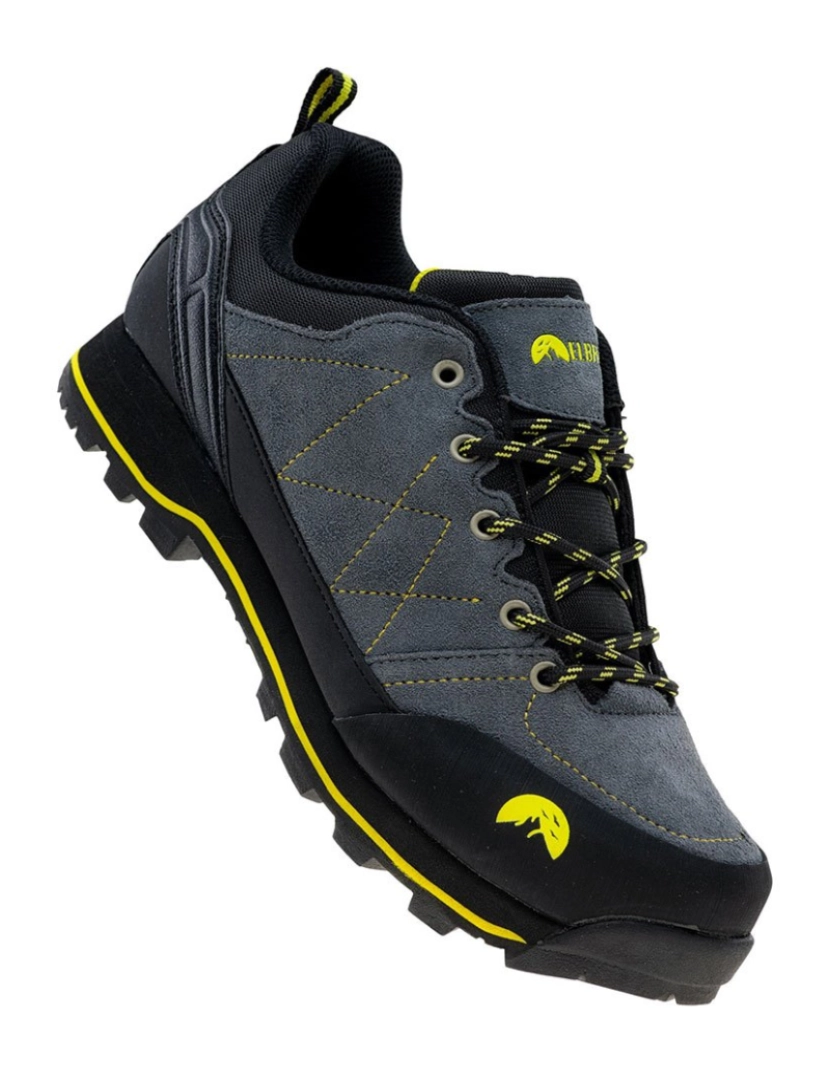 imagem de Elbrus Mens Tilbur Couro Caminhadas Sapatos6