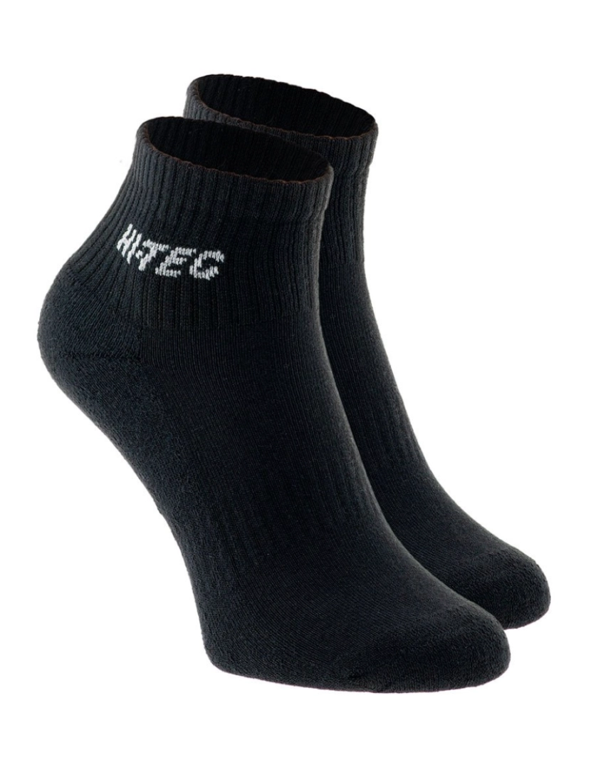 imagem de Oi-Tec Unisex Adult Quarro Logo Meias (Pacote de 3)1