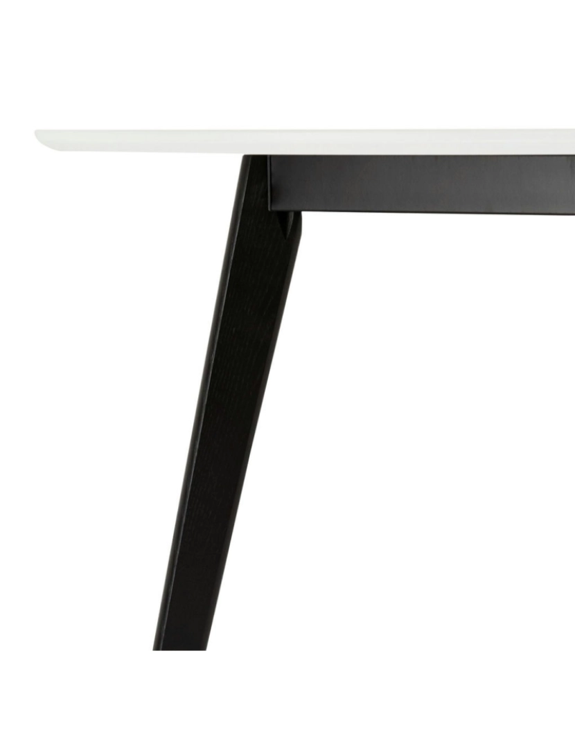 imagem de Mesa Refeição Life Redonda ø120 cm Branco/Preto3