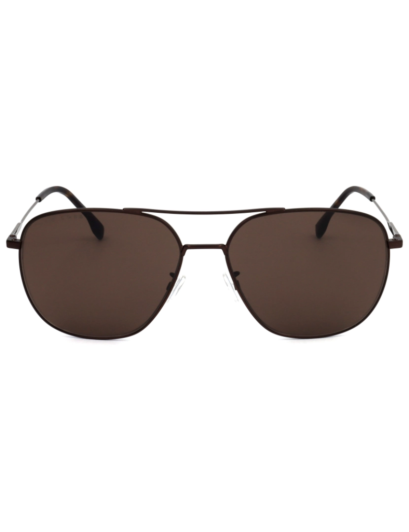 imagem de Hugo Boss Homens óculos de sol Boss 1218 F Sk 1Ot 62 16 150 Matte Brown Ruthenium4