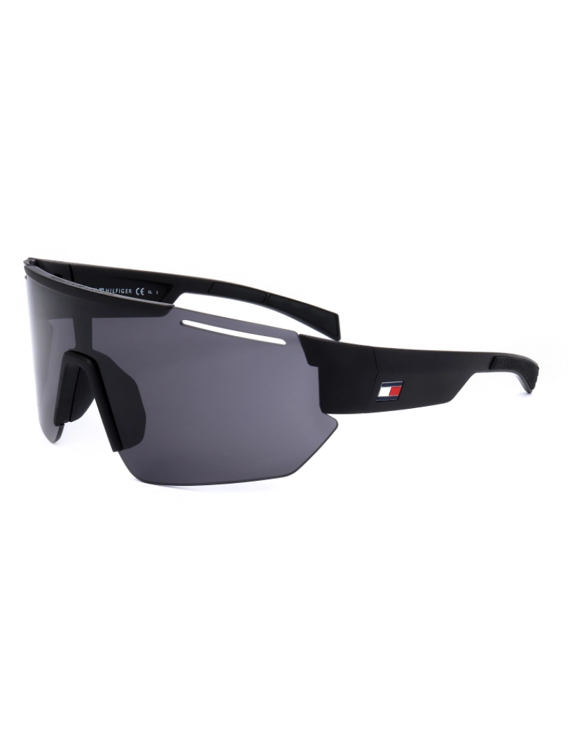 imagem de Tommy Hilfiger Mens óculos de sol Th 1721 S O6W 99 01 125 Matte Black Grey2