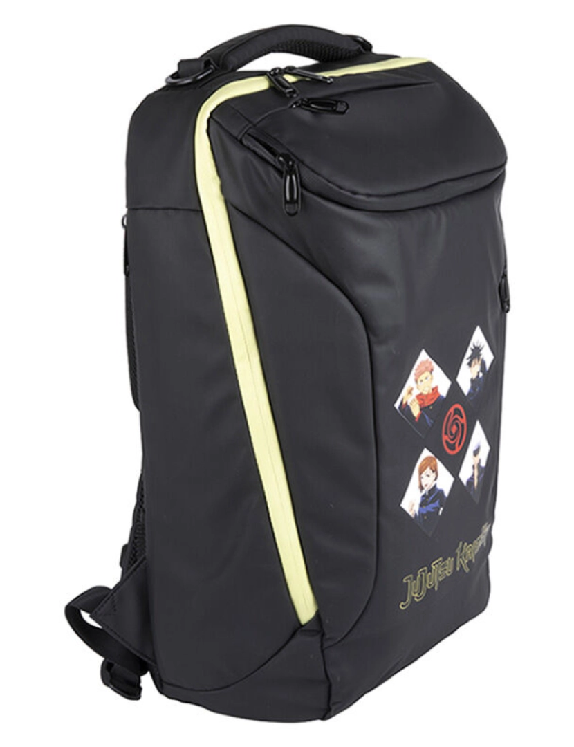 imagem de Mochila Gaming Konix Jujutsu Kaisen 17" Backpack 11 Bolsillos Interiores 4 Exteriores Kx-Juju-Bpk-175