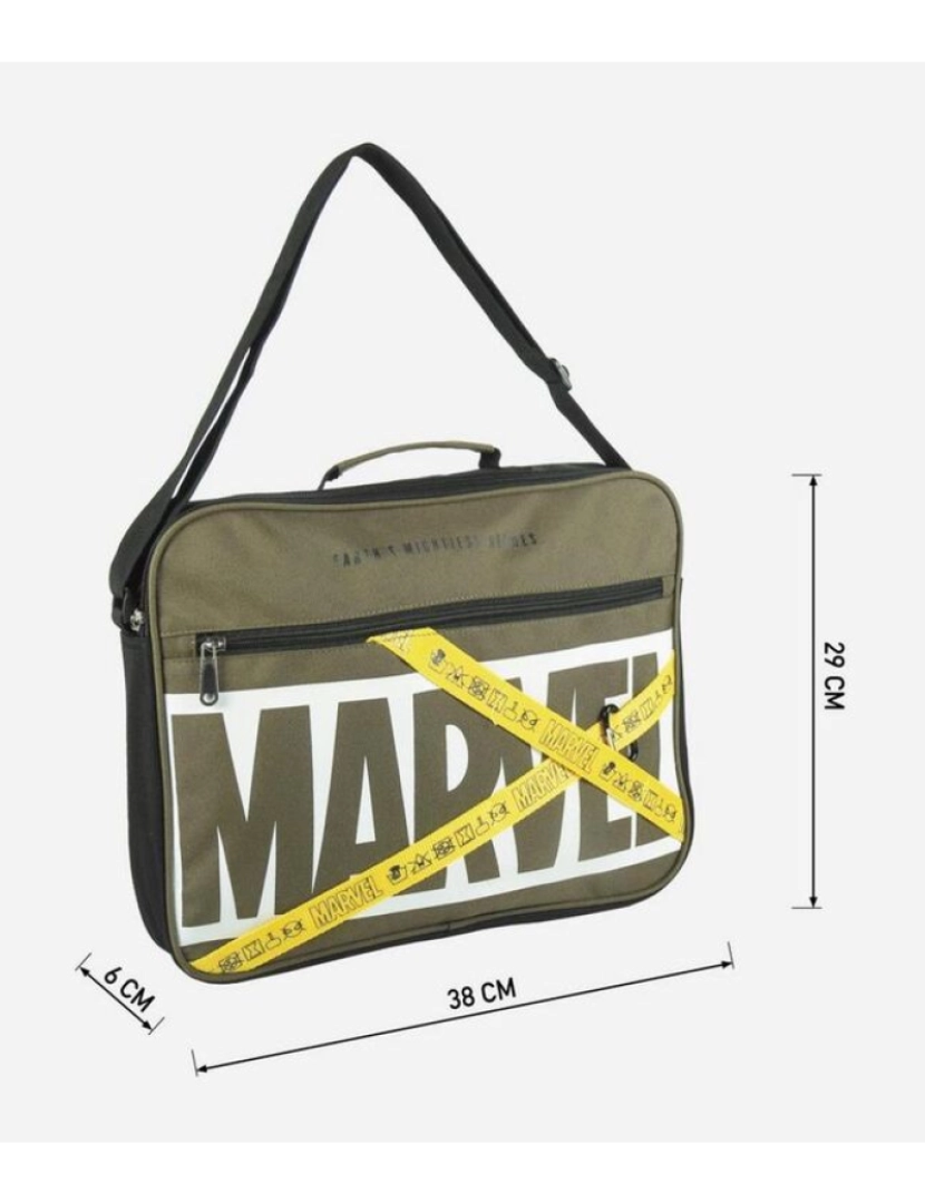 imagem de Mochila Escolar carterona Marvel 29 x 6 x 38 cm3