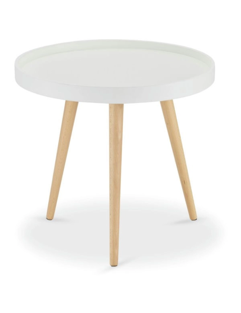 imagem de Mesa Apoio Opus ø50 cm branco2