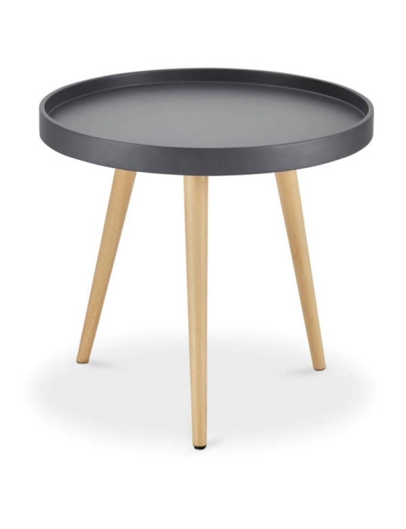 imagem de Mesa Apoio Opus ø50 cm cinza2