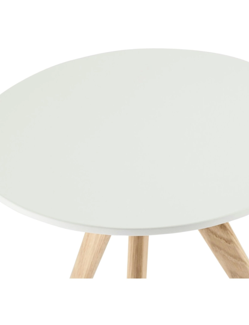 imagem de Mesa Apoio Life ø48 cm Branco/Natural4