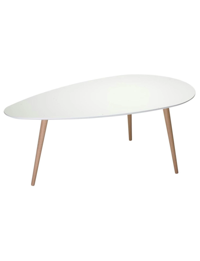 imagem de Mesa Centro Fly Oval 116x66 cm Branco1