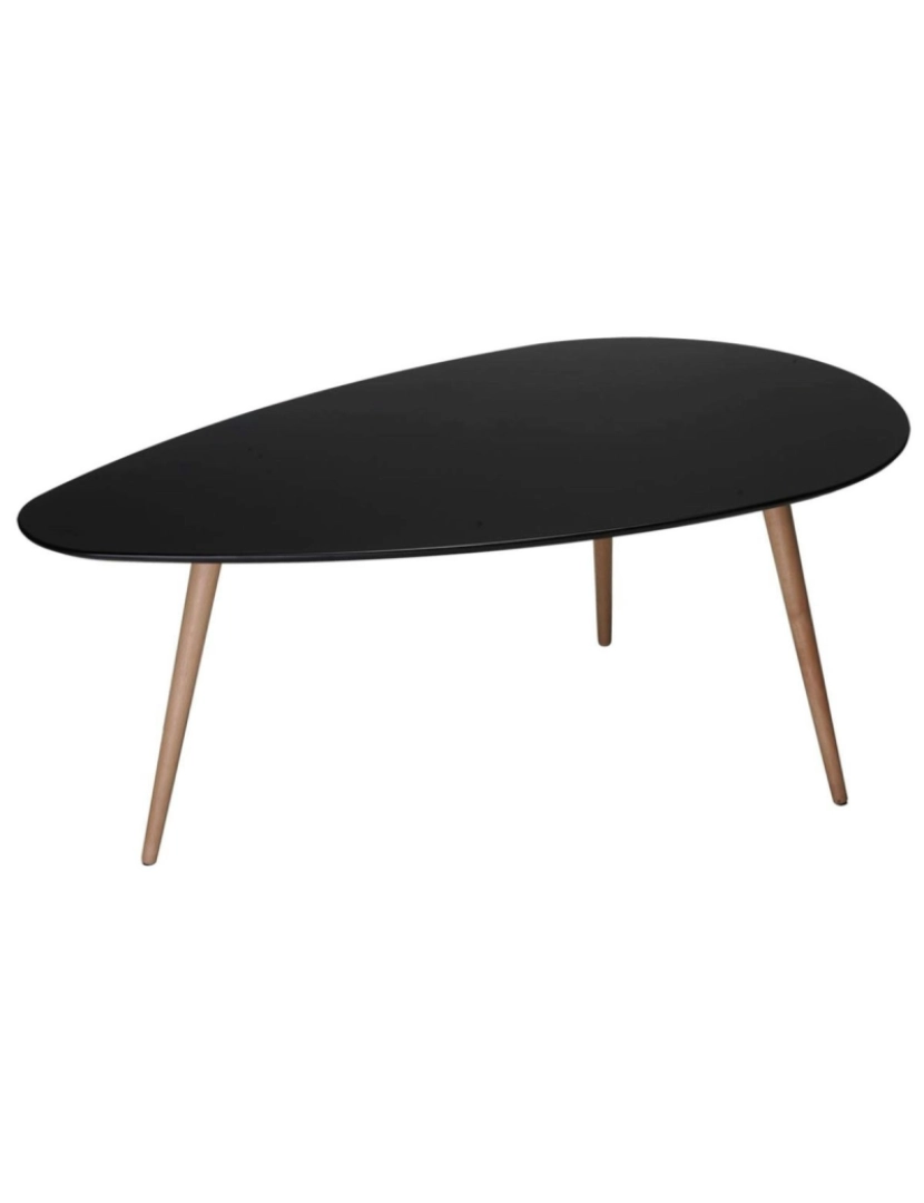 imagem de Mesa Centro Fly Oval 116x66 cm Preto1