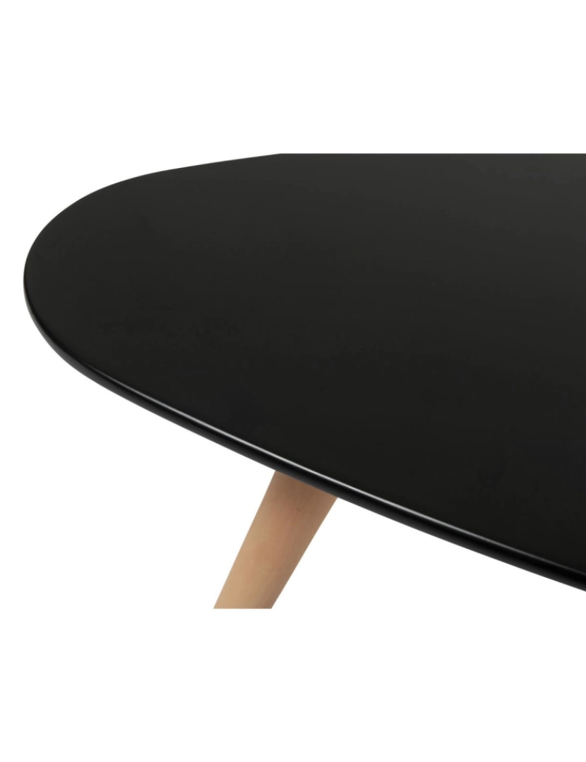 imagem de Mesa Centro Fly Oval 116x66 cm Preto3