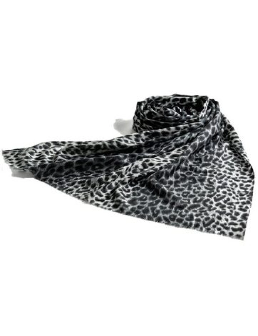 imagem de Lenço Lã e Seda Senhora, leopardo print1