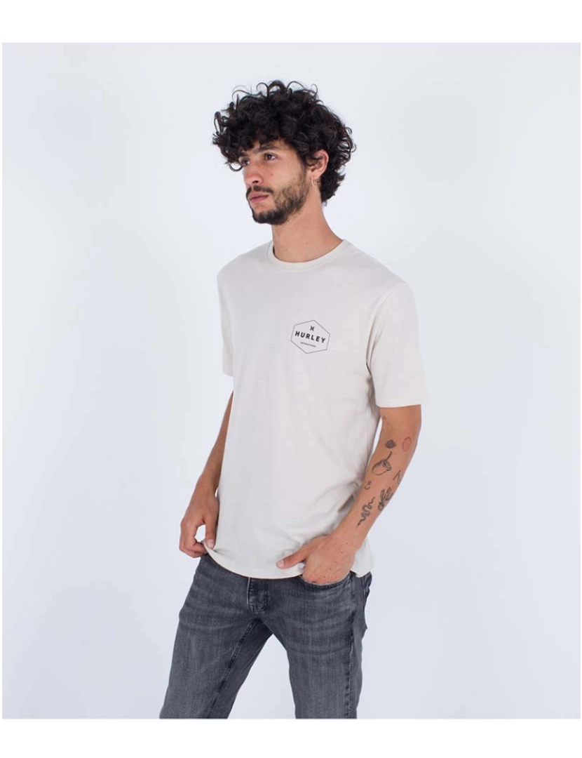 imagem de T-shirt Homem Everyday Floral Bar Bone2