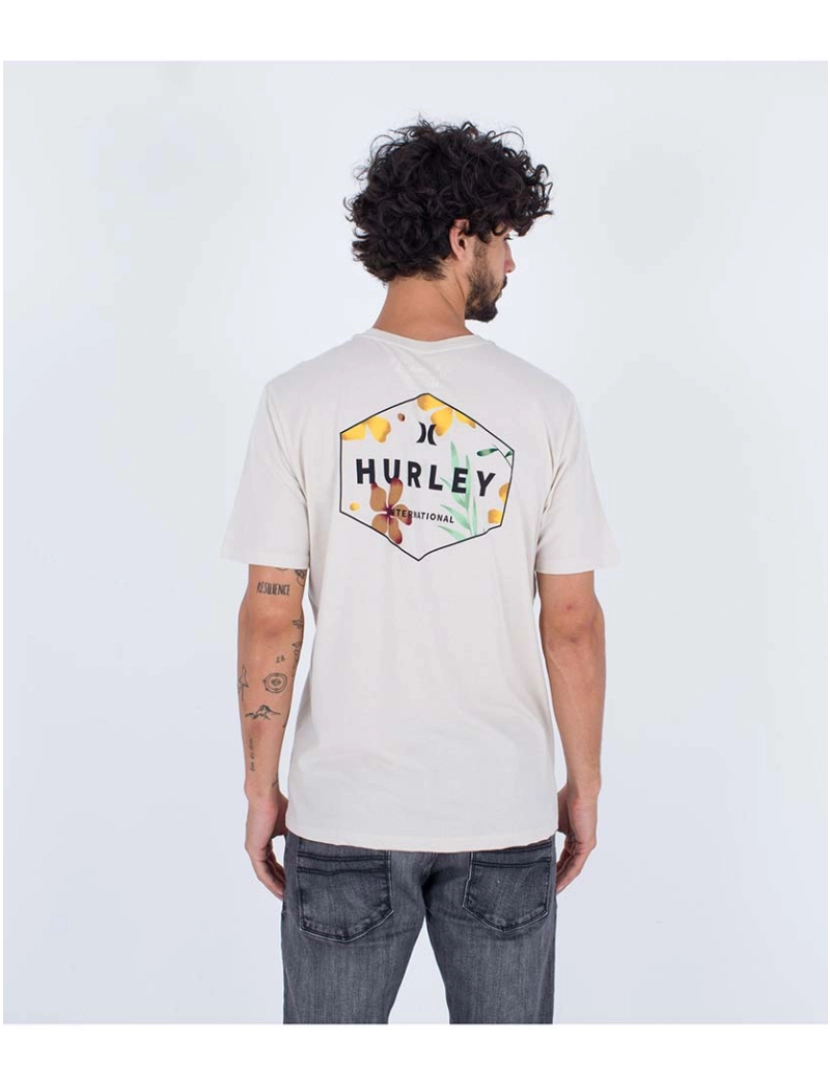 imagem de T-shirt Homem Everyday Floral Bar Bone3