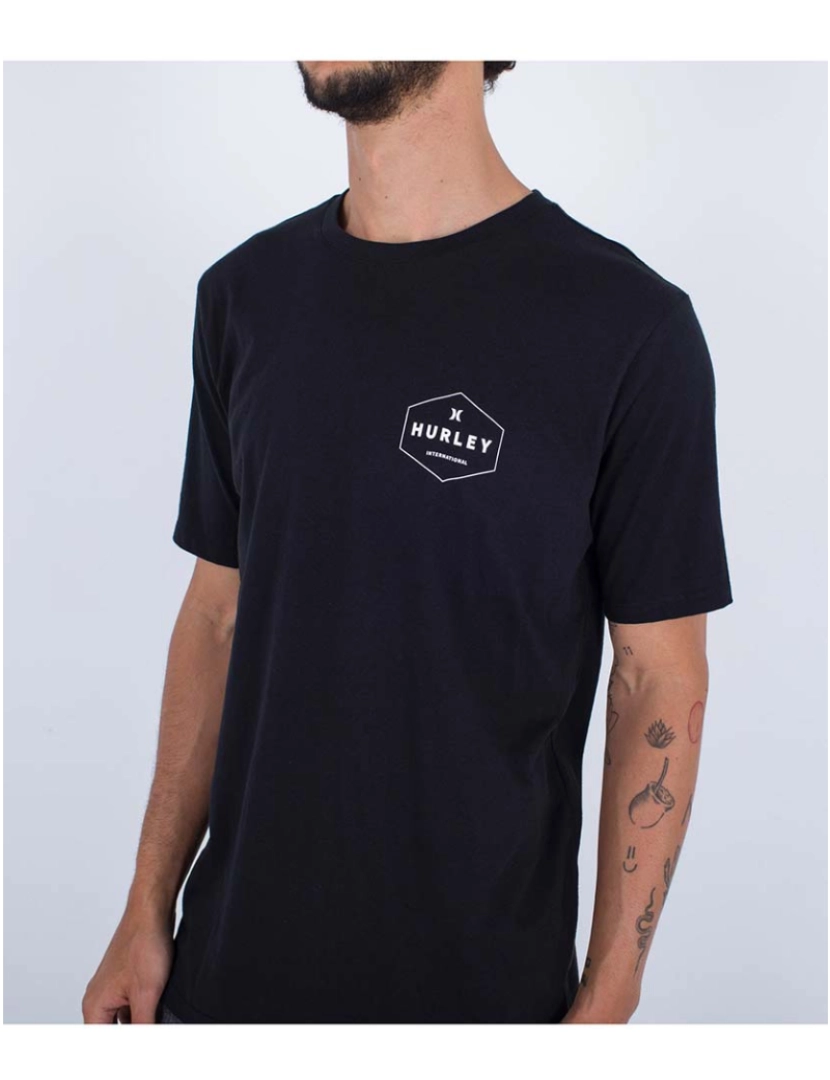 imagem de T-shirt Homem Everyday Floral Bar Preto5