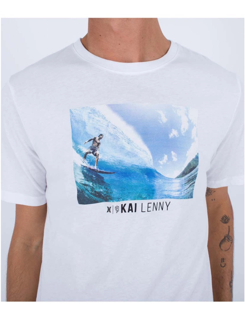 imagem de T-shirt Homem Evd Kai Lenny Branco4