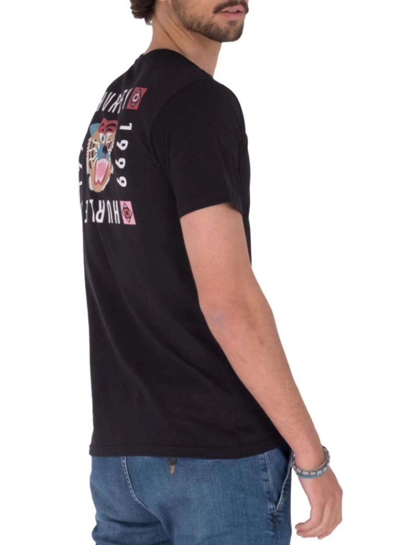 imagem de T-shirt Homem M Bengal Preto3