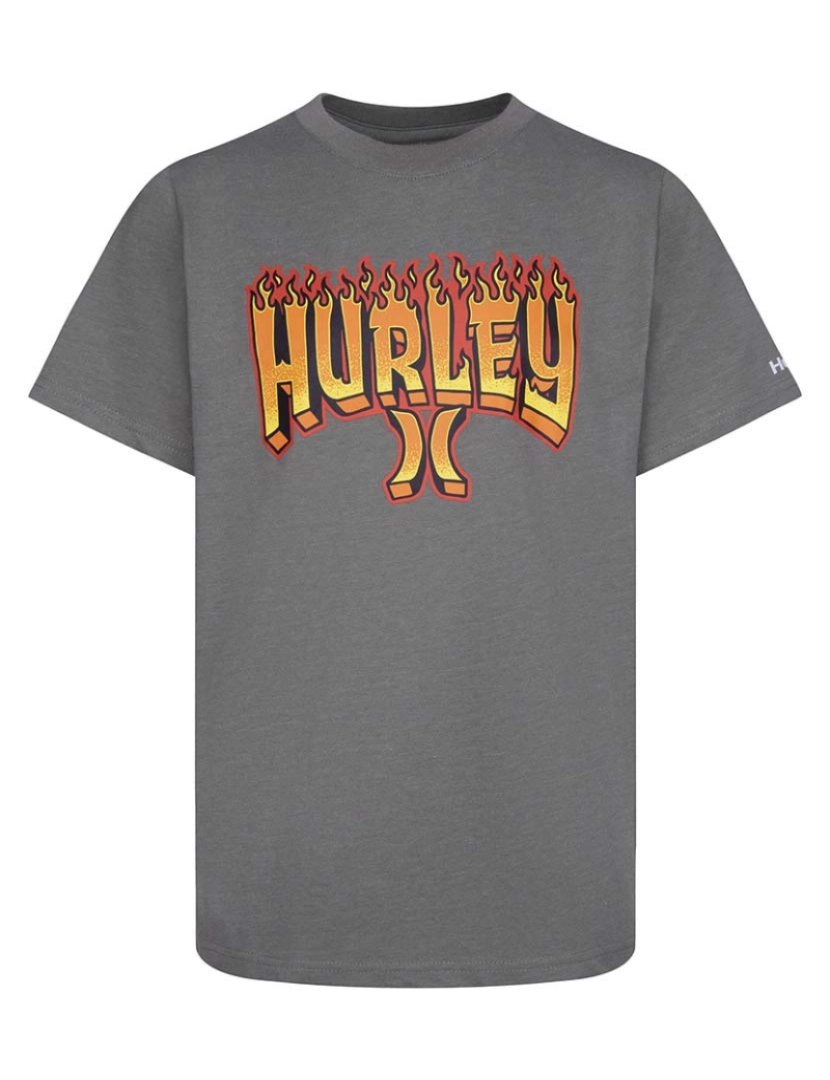 Hurley - T-shirt Rapaz Hrlb Heater Army Htr