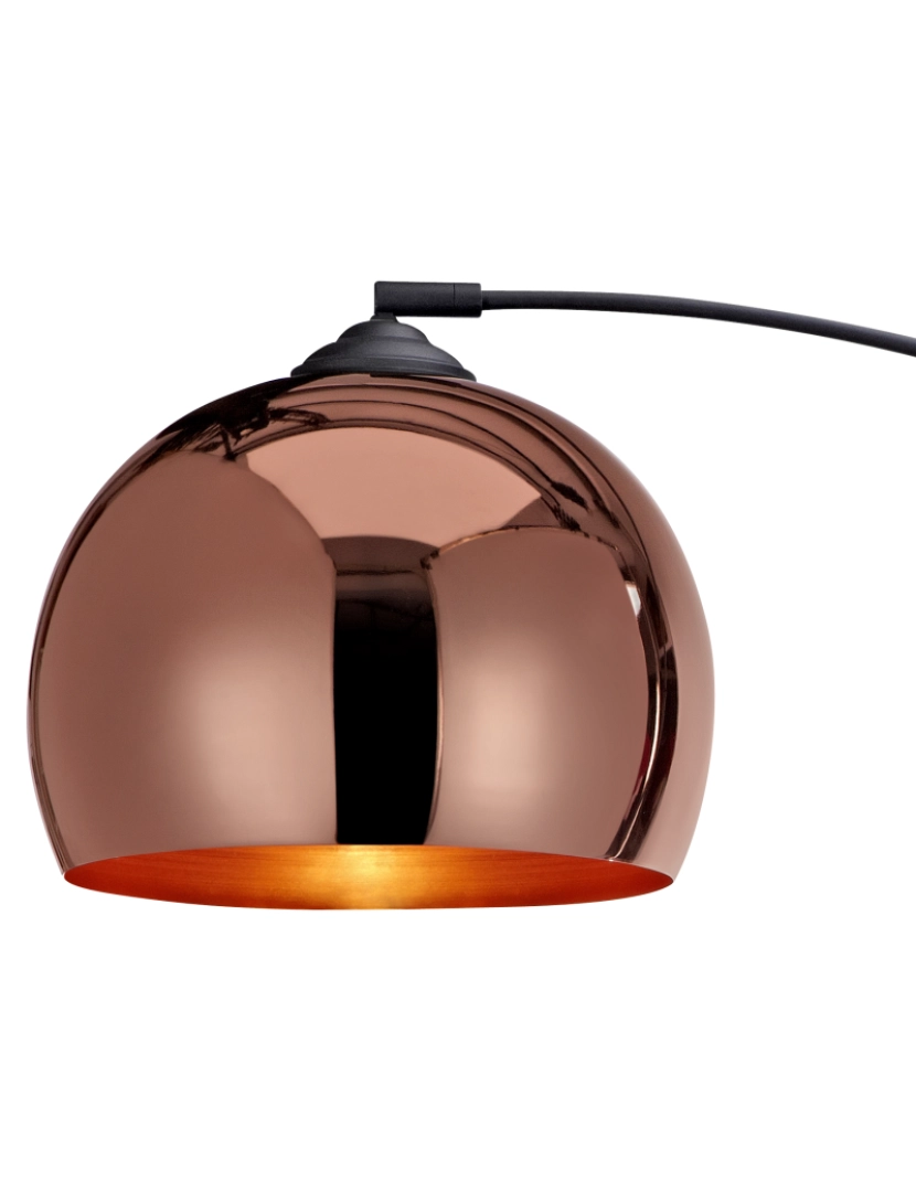 imagem de Teamson Home Arquer Arc Floor Lamp - Rose Gold/Black5