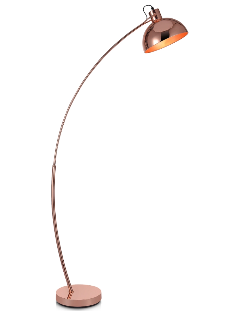 imagem de Teamson Home Arco Floor Lamp - Rose Gold1