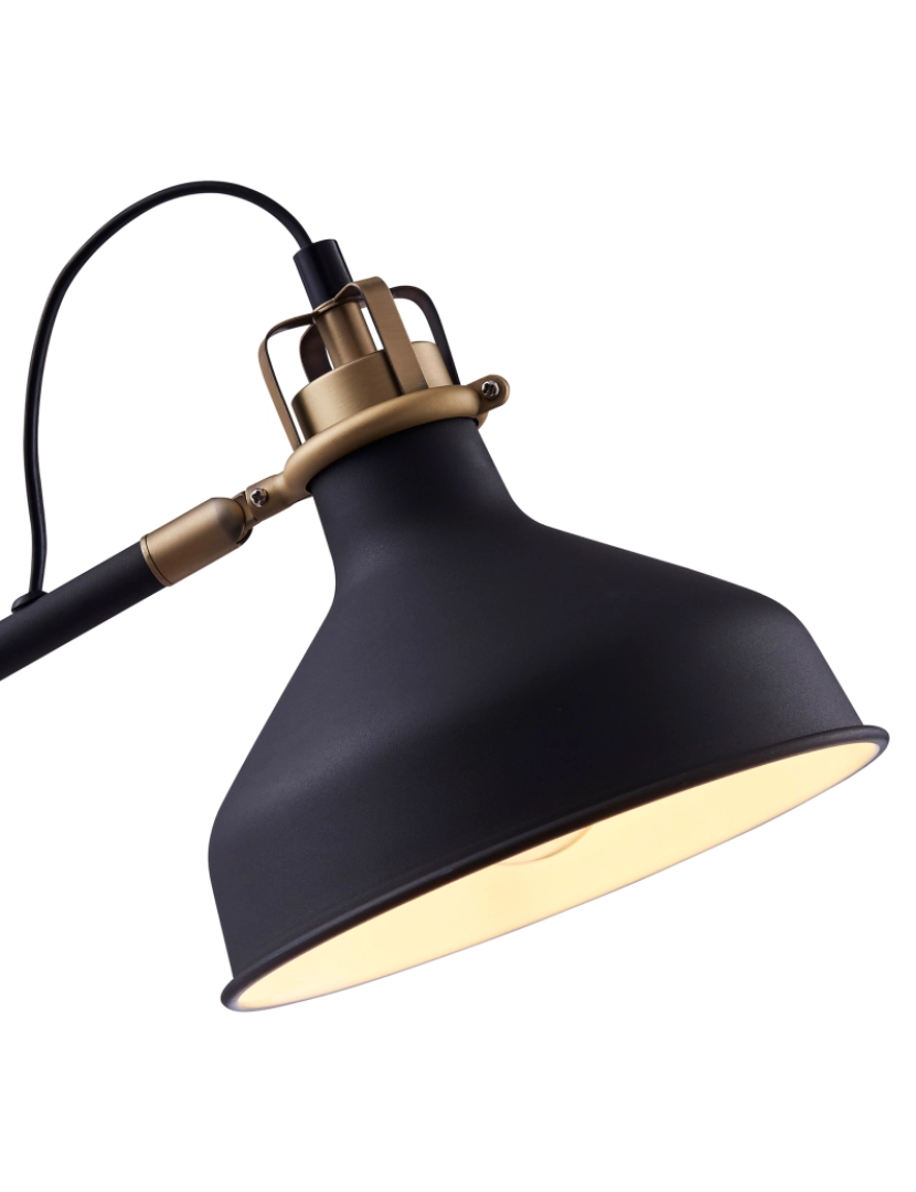 imagem de Lâmpada de assoalho Versanora Spotlight Preto/Brass ajustável Iluminação de Mia Vn-L00062-Uk7