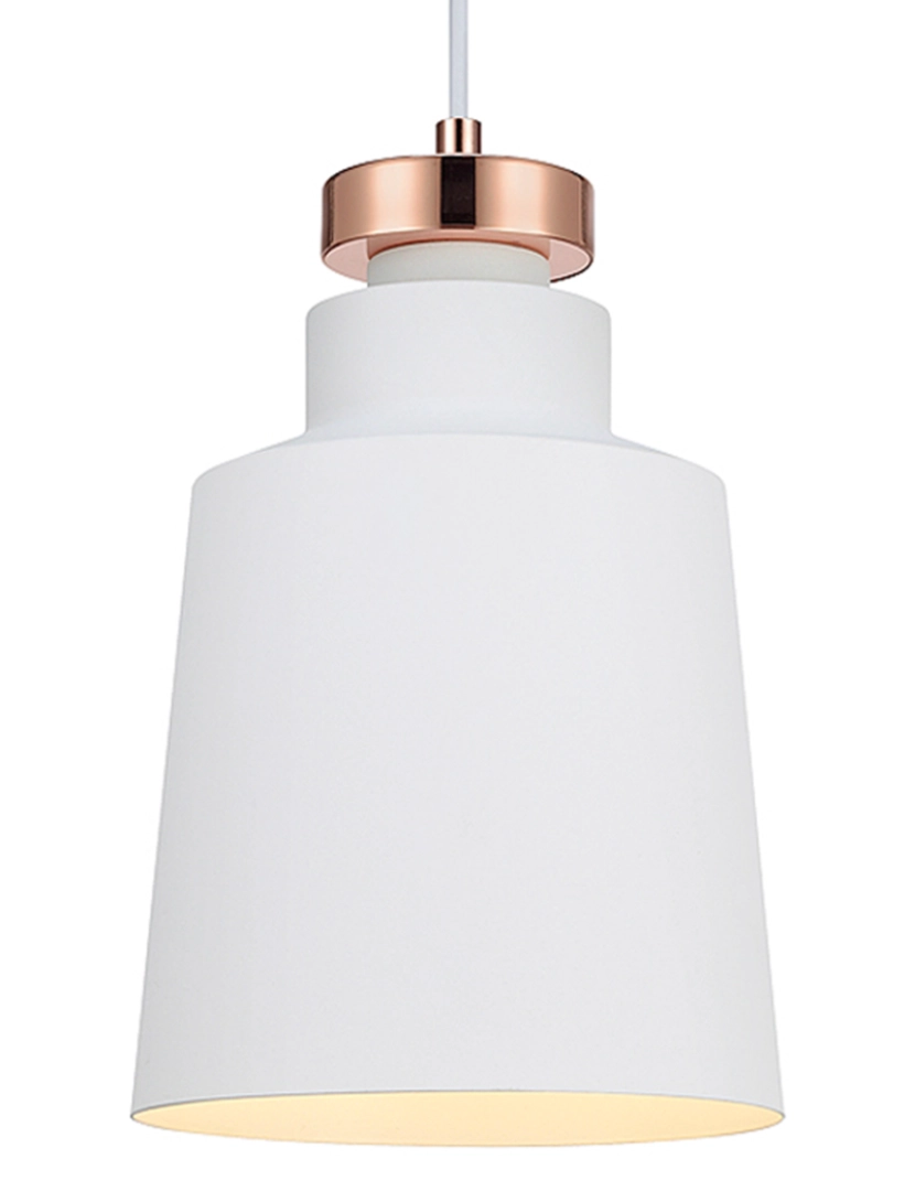 imagem de Teamson Home - Lumiere Mini Pendant Light - White Finish4