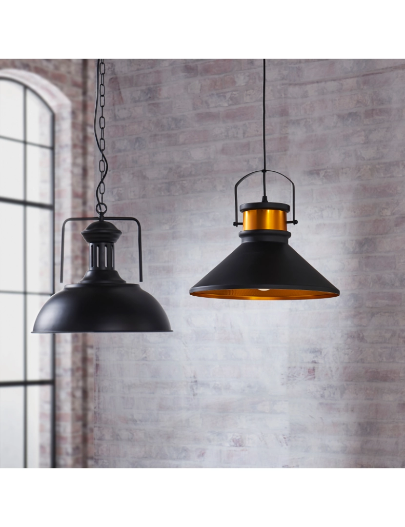 imagem de Teamson Home - Piastra Pendant Lamps - Black2