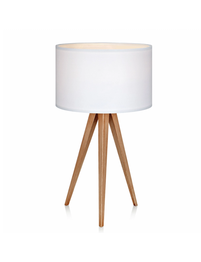 imagem de O tripé de Versanora conduziu a cama Lâmpada de mesa Shade branco Iluminação moderna Vn-L00008-Uk1