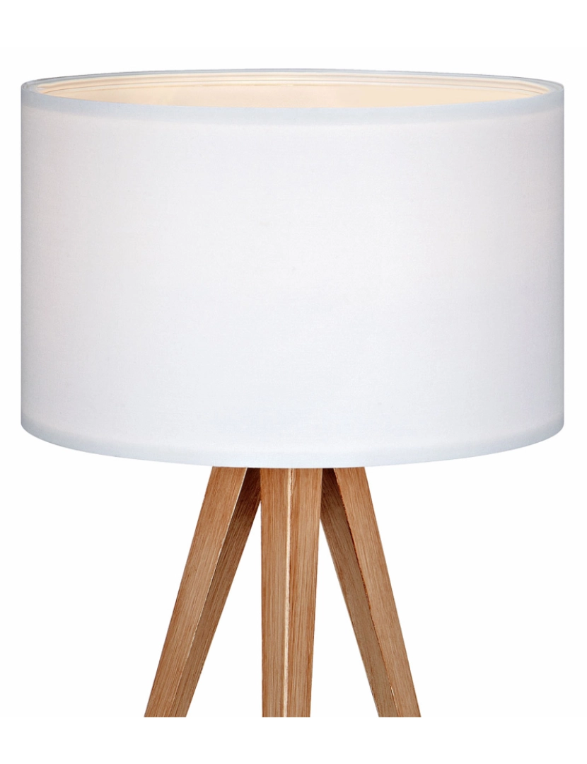 imagem de O tripé de Versanora conduziu a cama Lâmpada de mesa Shade branco Iluminação moderna Vn-L00008-Uk5