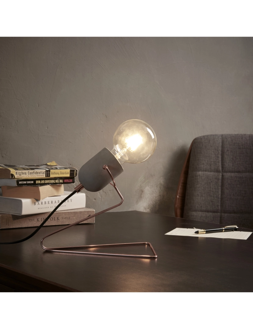 imagem de Teamson Home - Pettit Desk Lamp - Rose Gold Finish2