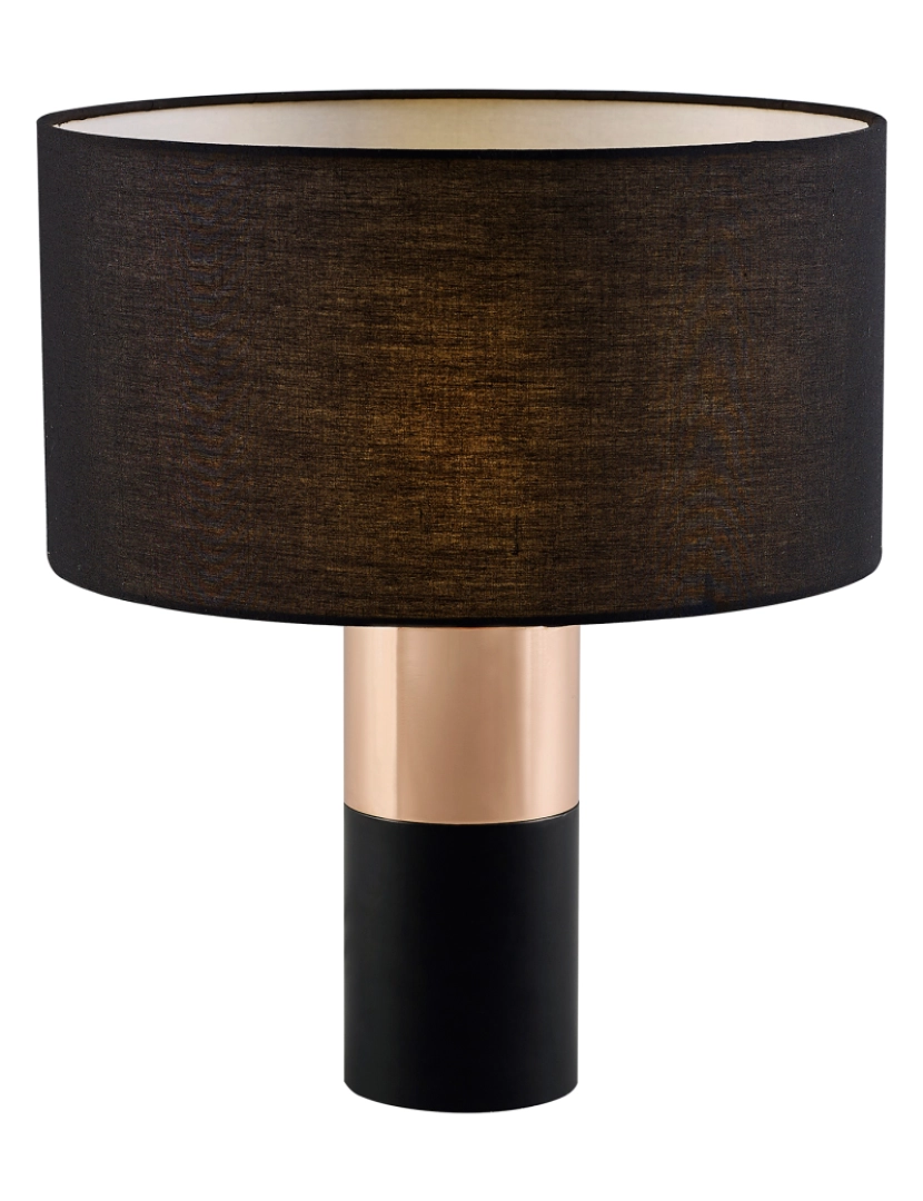 imagem de Versanora Lâmpada de mesa preto/brass preto Shade Ayden iluminação moderna Vn-L00067-Uk1