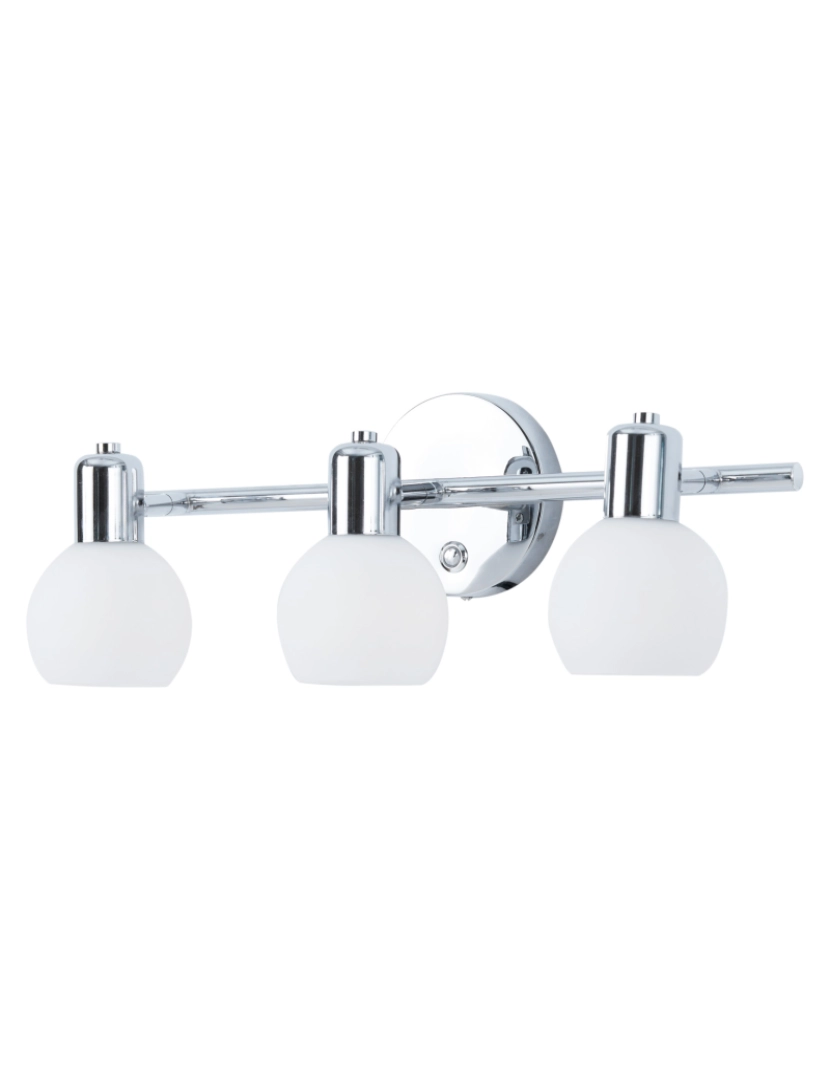 imagem de Teamson Home Triple Sconce Light Com 3 tons foscos, fixação do cromo1