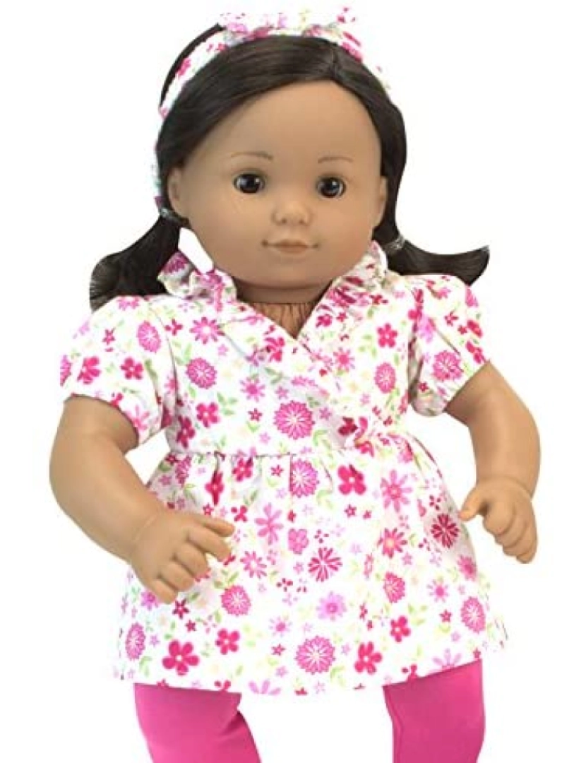 imagem de Sophia por Teamson Crianças 8 Pc Set Outfit, Headband e sapatos para duas 15" bonecas2