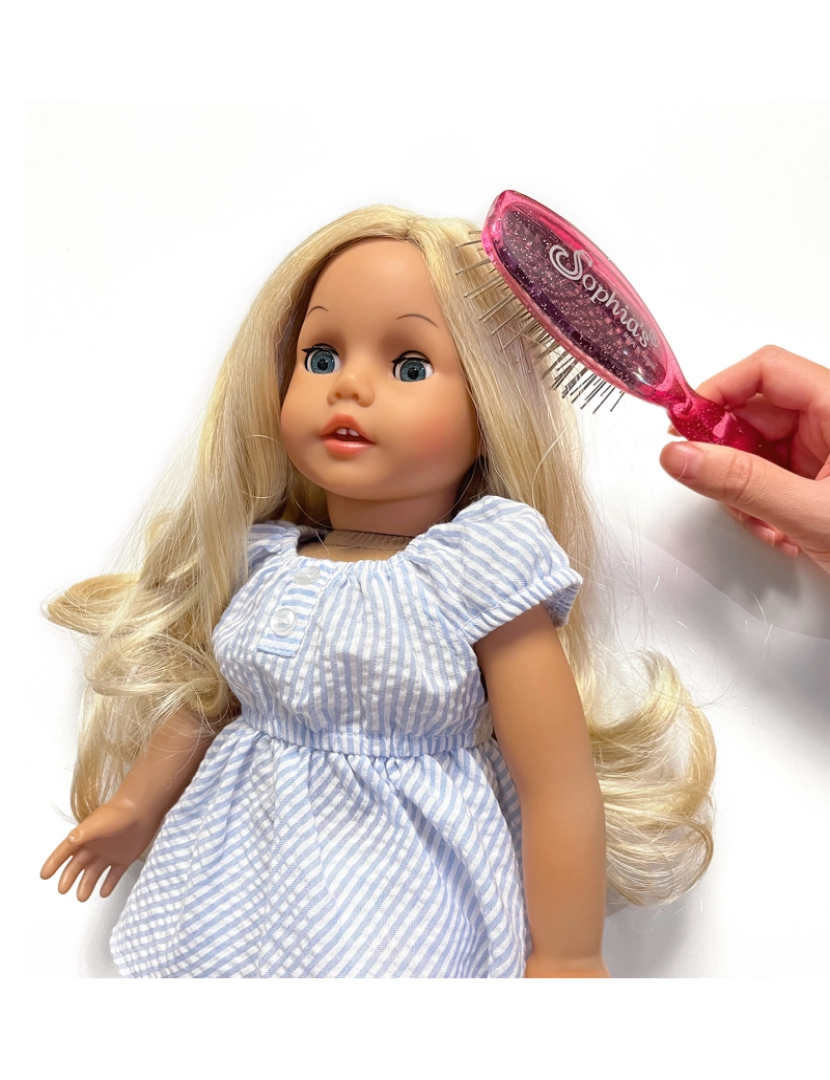 imagem de Sophia's Por Teamson Crianças Wig Hairbrush acessório com Bristles para 18" bonecas4