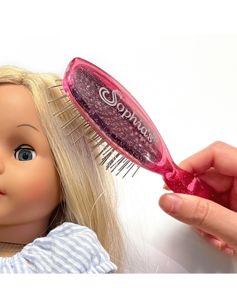 imagem de Sophia's Por Teamson Crianças Wig Hairbrush acessório com Bristles para 18" bonecas5