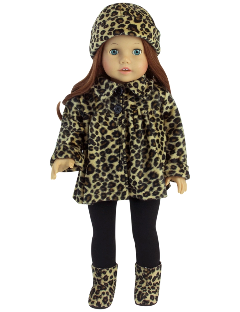 imagem de Sophia's By Teamson Kids Doll Coat, chapéu, Leggings, e botas definir para 18" bonecas2