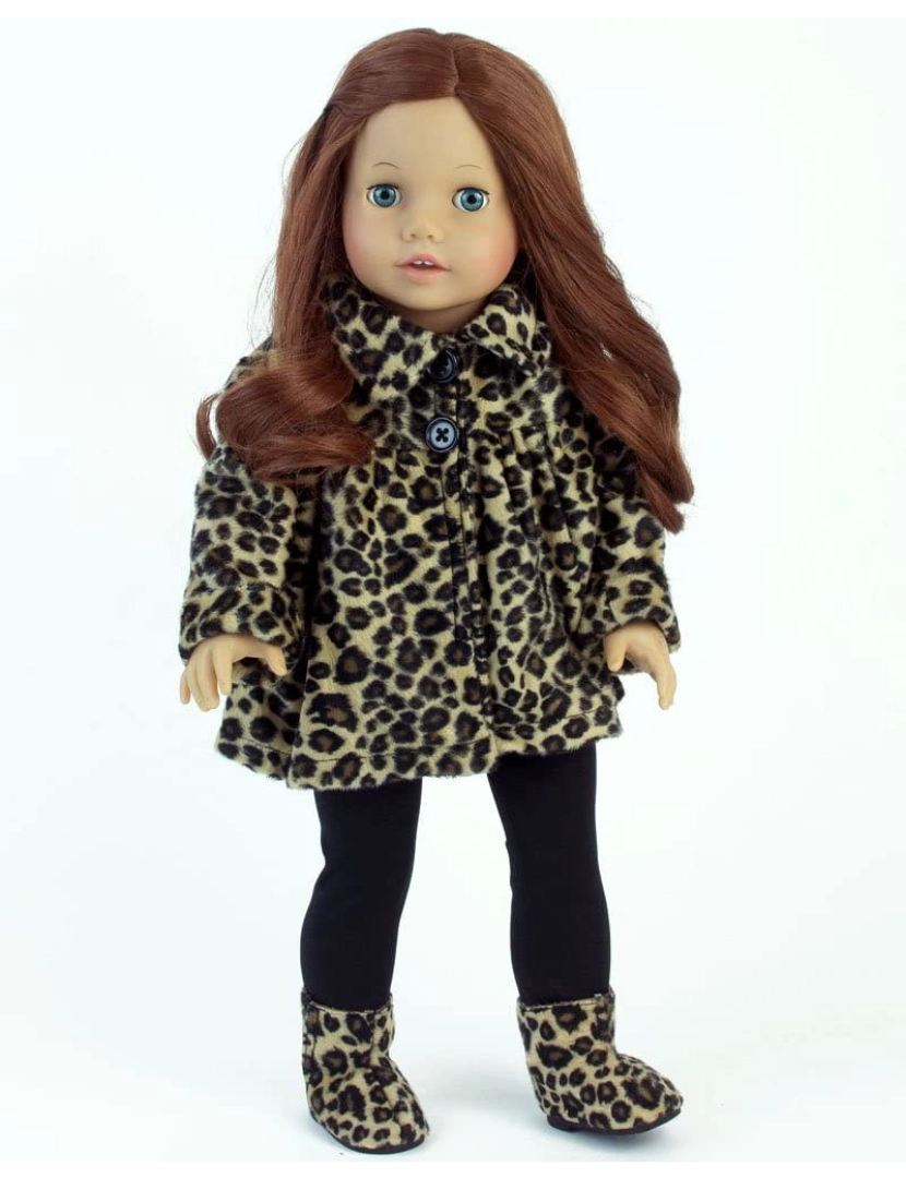 imagem de Sophia's By Teamson Kids Doll Coat, chapéu, Leggings, e botas definir para 18" bonecas3