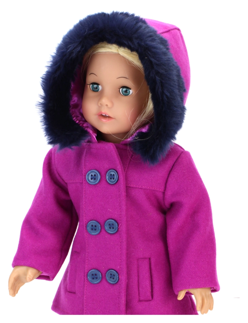 imagem de Sophia's By Teamson Kids 3 Piece Peacoat, Leggings e botas definido para 18 '' Dolls4