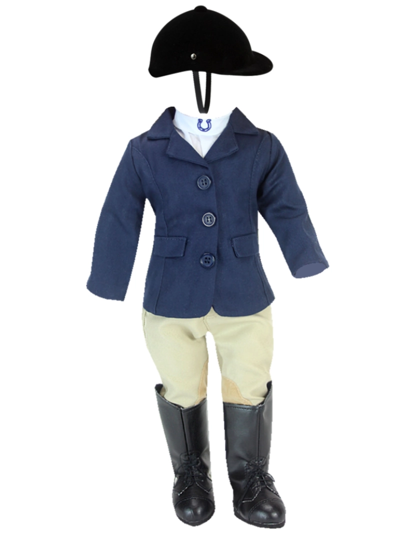 Sophias - Sophia's By Teamson Kids Complete Equestrian Set For 18" Dolls, Marinha