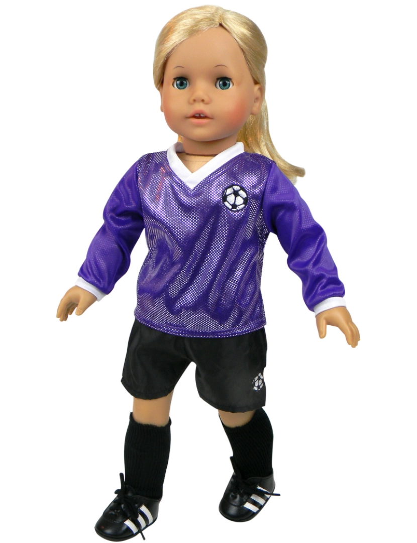 imagem de Sophia's por Teamson Kids Doll Futebol Outfit 6-Piece conjunto com bola para 18" bonecas4