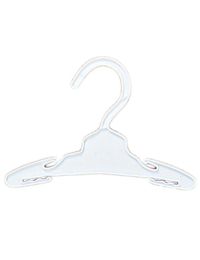 imagem de Sophia's By Teamson Kids 7 1/2" branco plástico Hangers 10 pacote conjunto para 18" bonecas6