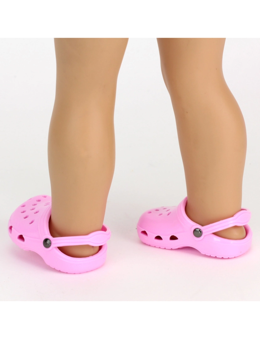 imagem de Sophia's por Teamson Crianças Clog Sandal Shoes acessório para 18" bonecas, rosa claro3