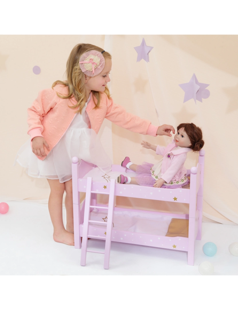 Dolls double outlet cot