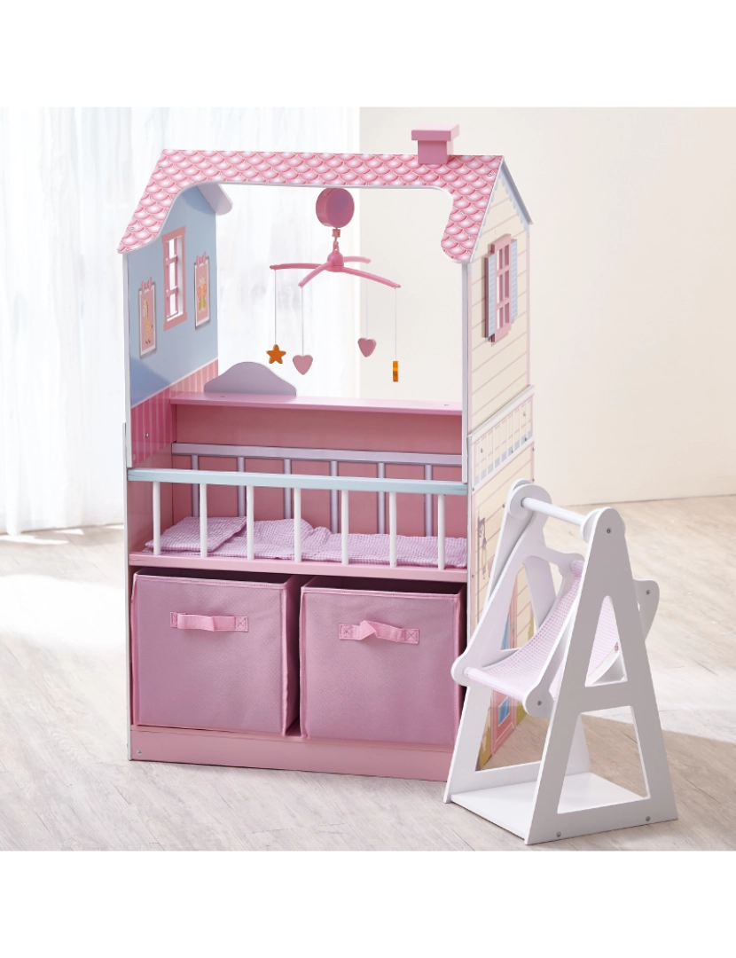 imagem de Olivia's Little World - Olivia's Classic Doll Changing Station Dollhouse-Pink6