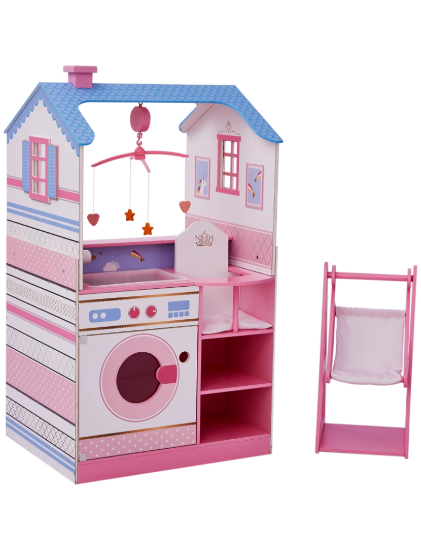 Olivia's Little World - O Little World Kids da Olivia Toy Baby Doll Changing Station Dollhouse