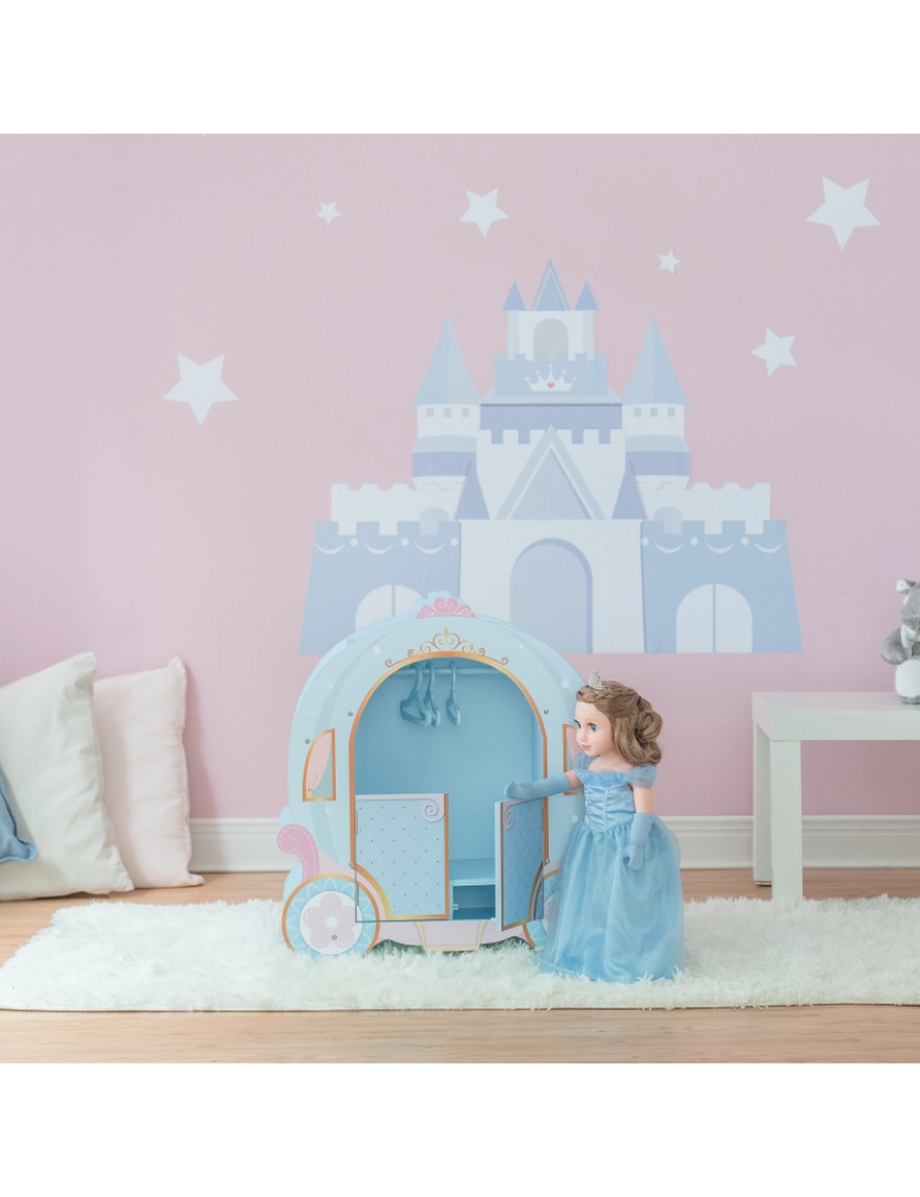 imagem de Olivia's Little World - Princesa Abóbora Carriage com Closet e vestido3