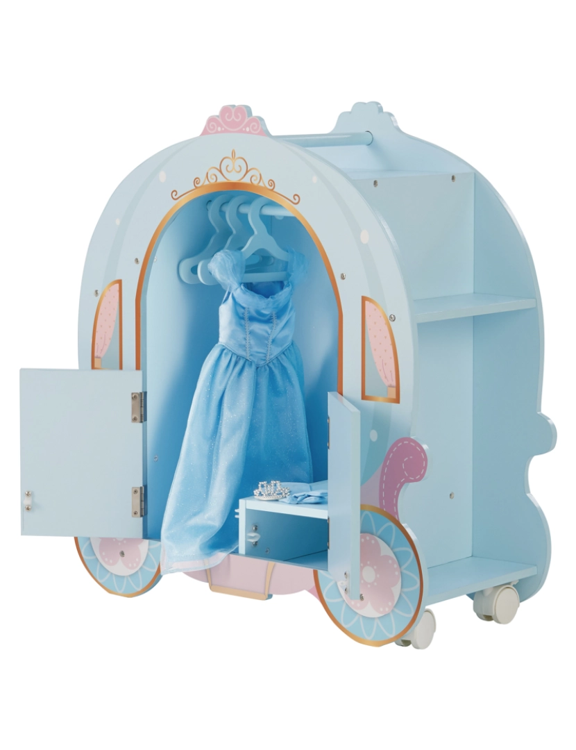 imagem de Olivia's Little World - Princesa Abóbora Carriage com Closet e vestido6