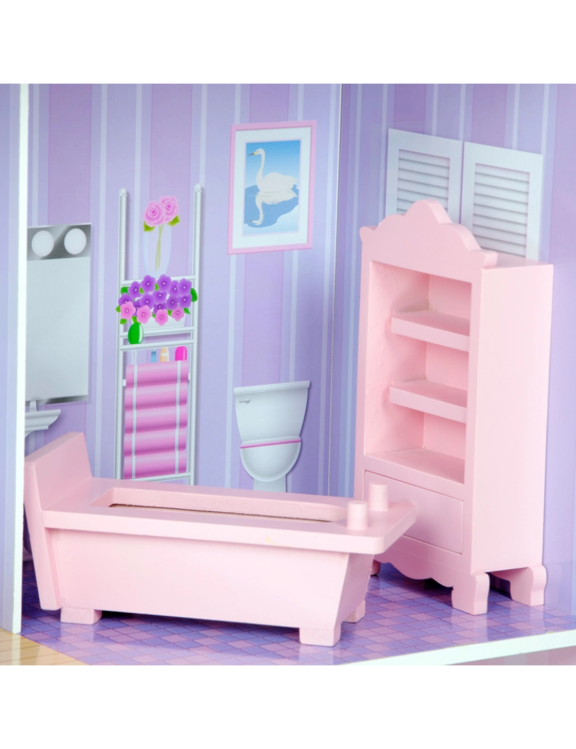 imagem de Olivia's Little World Dreamland Tiffany Dollhouse com 12 Acessórios5