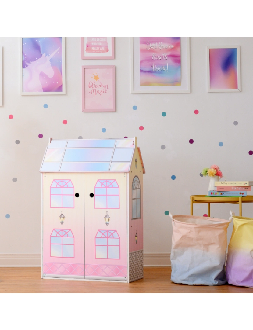 imagem de Olivia's Little World Dreamland Glasshouse 12" Doll House, Multi-Color3