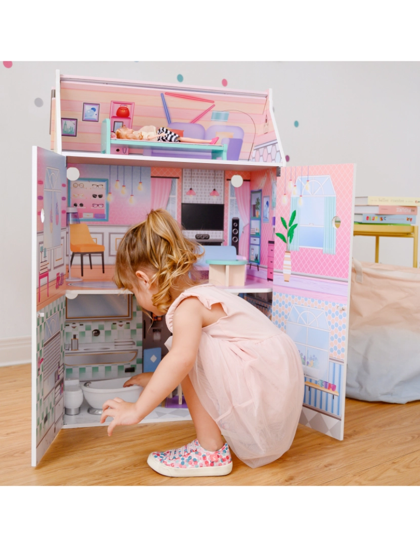 imagem de Olivia's Little World Dreamland Glasshouse 12" Doll House, Multi-Color5