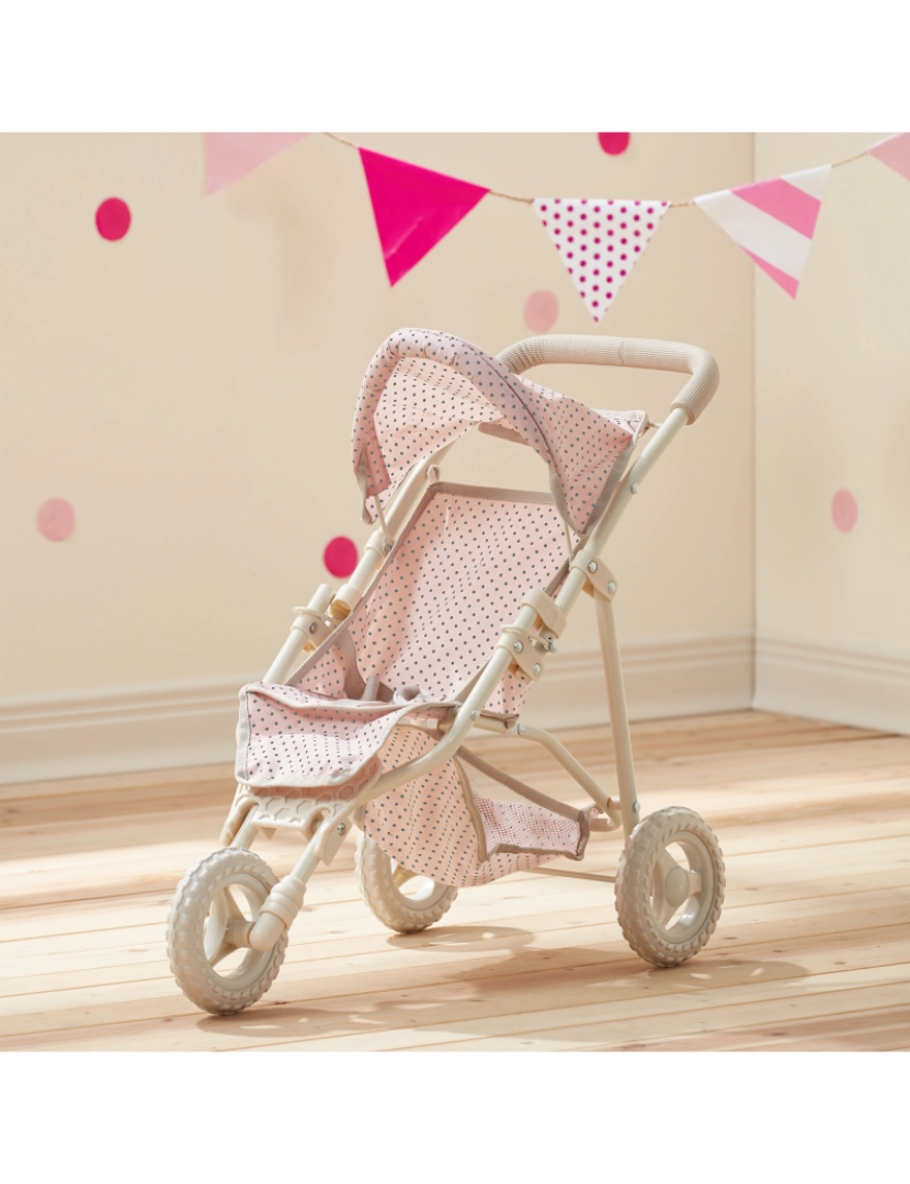 imagem de O pequeno mundo de Olivia Polka Dots Princesa Boneca Doll Jogging Stroller, Rosa3